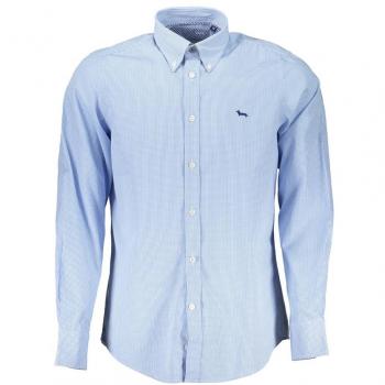 Harmont & Blaine Formal Blue Long Sleeve Shirt