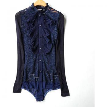 Elegante Chiffon Bluse für Damen