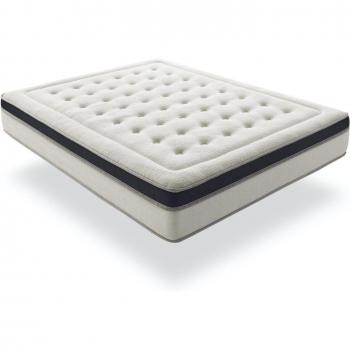 Colchón BioMemory Matris Viscografeno Núcleo HR 90x200 Blanco de Alta Densidad