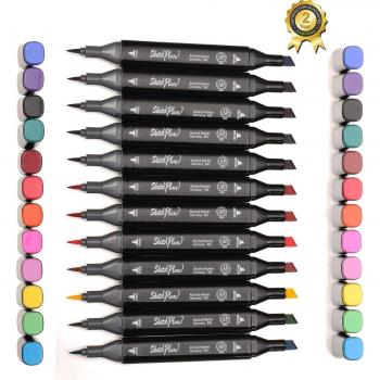 Penna Sketch Mark Dual Tip 12/24