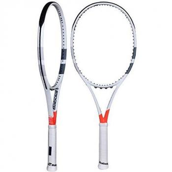 Babolat Pure Strike 100 Tennis Racket Unstrung, Red White, 4