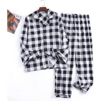 Autumn/Winter Men's Cotton Pajama Suit