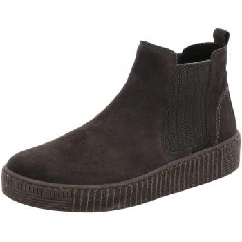 Damen Chelsea-Stiefel Gabor Lourdes 2,5 Pepper Wildleder