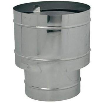 Chapeau Fumé en Acier Inoxydable 18 cm