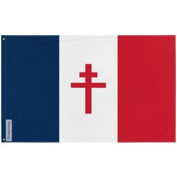 French National Flag – 96 × 144 cm, Polyester, Full Color, Double‑Print, Metal Rings