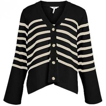 Object Damen Oversize Strickjacke Ester Schwarz S
