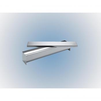 V-ZUG Terrinenform aus Edelstahl, halbrund, 60 x 60 x 300 mm