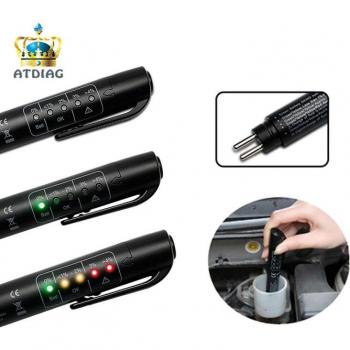 Testeur de liquide de frein avec indicateur d'humidité, 5 LED, pour DOT3/DOT4