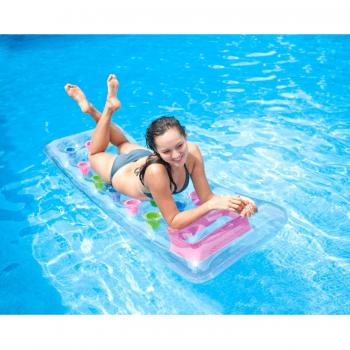 Intex 18‑Pocket Suntanner Luftmatratze 188 x 71 cm Farbvielfalt