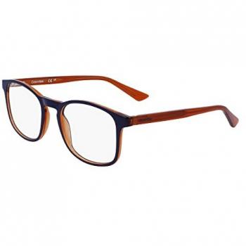 Calvin Klein Men’s 414 Blue Optical Frame – Size 52, Blue‑Light Guard