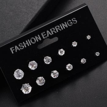 Aretes Cubos de Luz 12 Pares