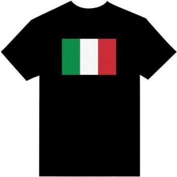 Black Italian Flag Apparel