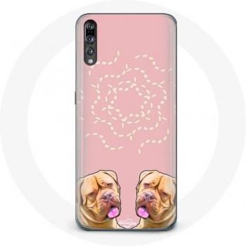 Protector Huawei P20 Dogue de Bordeaux con foto simétrica