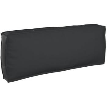 VidaXL Gartenkissen Set 2-teilig Schwarz Oxford-Stoff