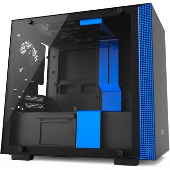 NZXT H200 ITX-Gehäuse in Schwarz/Blau