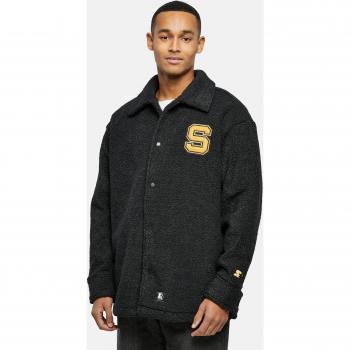 Winterjacke STARTER BLACK LABEL Starter Black Label Herren Sherpa Hemdjacke Gr. XL, schwarz