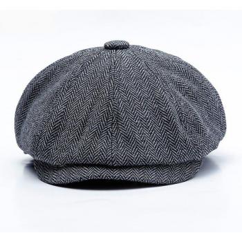 Tweed Octagonal Hat