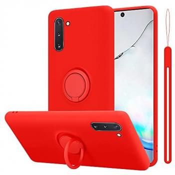 Couvre-téléphone en silicone TPU rouge, protection chocs, modèle CADORABO, Galaxy Note 10