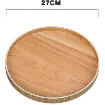 Round Wooden Food Platter