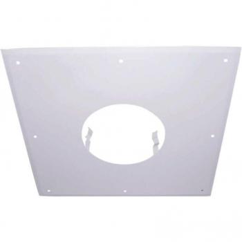 Plaque Propreté JONCOUX 400 x 400 mm, blanc, tube 125 mm