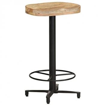 VidaXL Conjunto de 2 Bancos de Bar 66 cm em Madeira