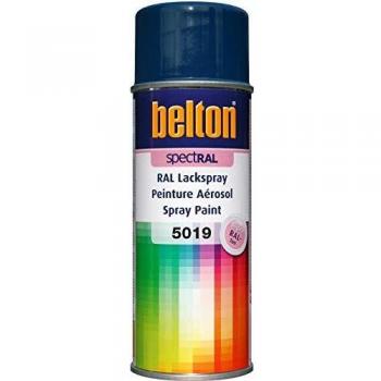 Bombe de couleur professionnelle Belton RAL 5019 Bleu Capri Brillant 400ml