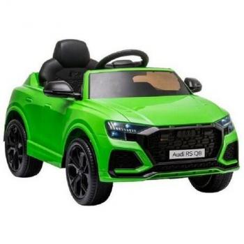 ES‑Toys Kinderauto Audi RS Q8 – Lizenziert, 30 kg Belastbarkeit, grün