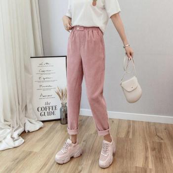 Pantalones de Tobillo de Pana para Mujer