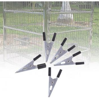 Metal Bird Cage Lock Clips