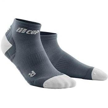 Damen-Kompressionssportsocken Kurz grau/hellgrau – Größe IV