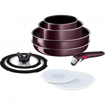 Olla y Sartén Tefal Neo Vintage 9 Piezas para Cocina a Gas