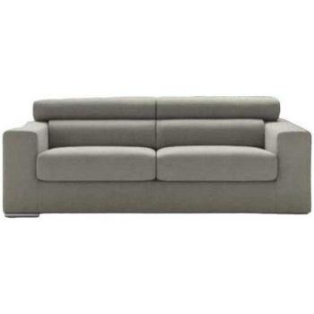 Edle 3-Sitzer Polstercouch aus hochwertigem Textil