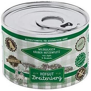 Hofgut Breitenberg Premium-Hundefutter: Wildgulasch Räuber Hotzenplotz