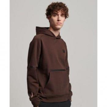 Superdry M2012915A Sudadera con capucha Tech marrón (XXL)