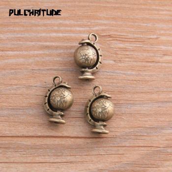 10 Uds 12*18mm Charm Giratorio de Aleación de Metal en 5 Colores para Joyería Hecha a Mano