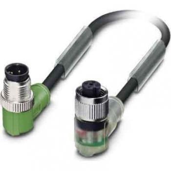 M12MR 0.6 Pur SAC 4‑P – M12FR 3L (Phoenix Contact)