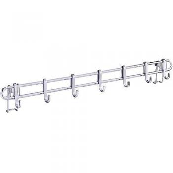 Sistema de Ganchos para Cocina, 60 Cm, 7 Ganchos