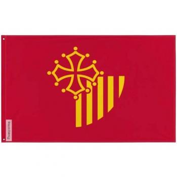 Languedoc‑Roussillon Banner – 120x180 cm, Poly, Full Color