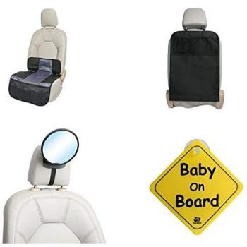 Set Accessori Auto per Bambini A3 Baby & Kids 4 pz Nero