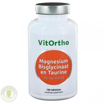 Vitortho Magnesium Bisglycinaat En Taurine 100mg