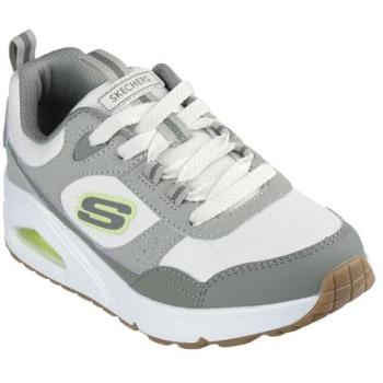 Skechers Garçon UNO Retro‑Groove Olive 33 Medium Width