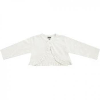 Bolero Jersey Offwhite per Ragazze