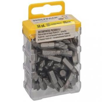 Cacciavite Pozidriv n. 1 set da 50 pezzi in acciaio S2