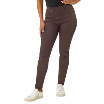 Chocolate Denim Jeggings for Women – Petite Fit, Roman, Size 10 UK