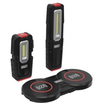 Sealey LEDWCBCOMBO4 Inspection Lights 3W & 5W & Double Wireless Charging Base