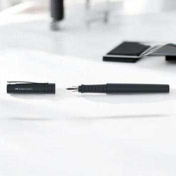 Faber-Castell Pluma Estilográfica Poly Pen Negra F