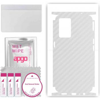 Fólder de Película Transparente Carbono para Oppo K9 5G