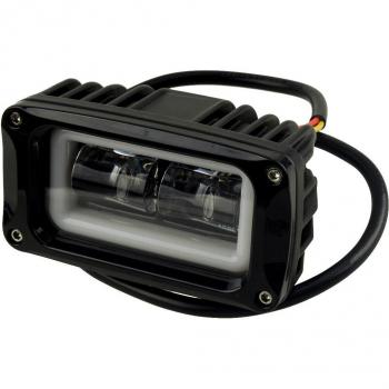 4-Inch Red LED Angel Eyes Running Light for Cars and Trucks (DC 9-32V)