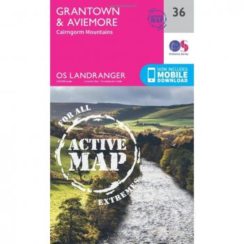 Ordnance Survey Map of Grantown & Aviemore