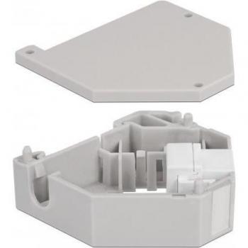 USB 2.0 Top-Hat Keystone Adapter: Cavo e Spina Elettrica (Grigio)